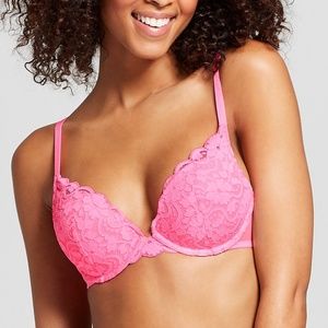 Women's High Apex Lace Push Up Bra - Xhilaration
